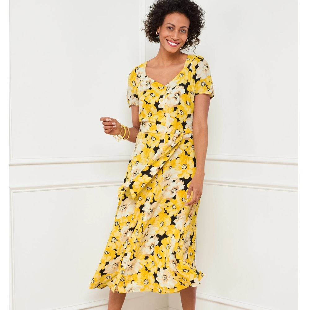 Talbots Crepe Midi Dress